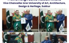 Visit of VC Aror University of Art, Architecture, Design & Heritage, Sukkur (1) (1)