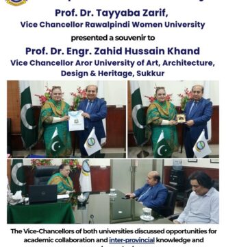 Visit of VC Aror University of Art, Architecture, Design & Heritage, Sukkur (1) (1)