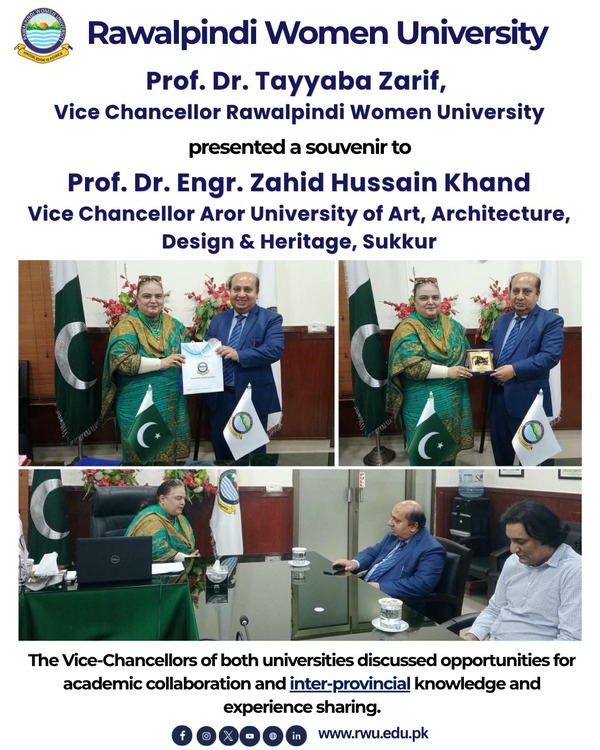 Visit of VC Aror University of Art, Architecture, Design & Heritage, Sukkur (1) (1)